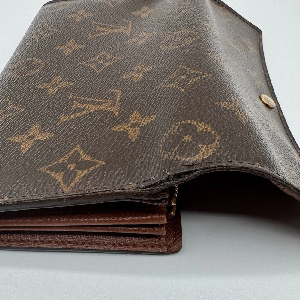 Louis Vuitton Brown Monogram Wallet | Professionally Refurbished